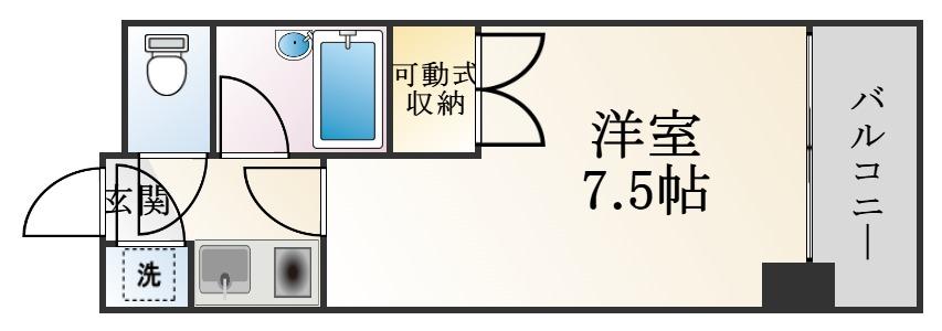 ジュネス六甲１間取り図